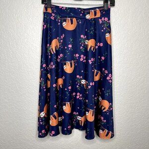 FANCY Qube ‎ Womens Sloth Skirt Size Small